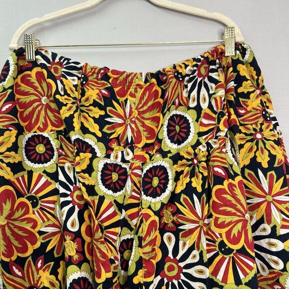 Harem Pants Floral Cotton Fabric Hippie Baggy Boho Pleated OS - Picture 7 of 10